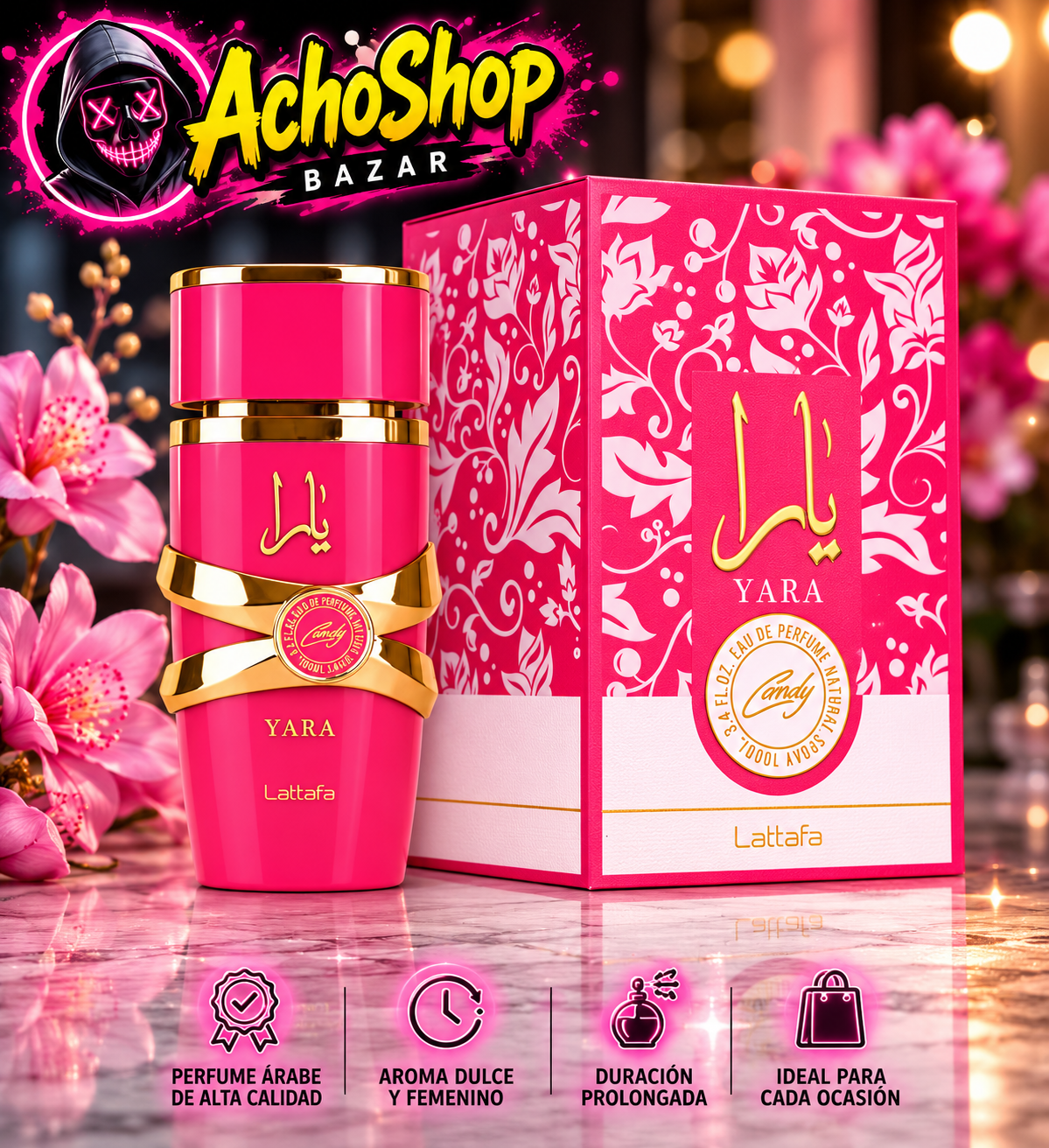 Yara Candy Eau de Parfum 100 ml – Lattafa