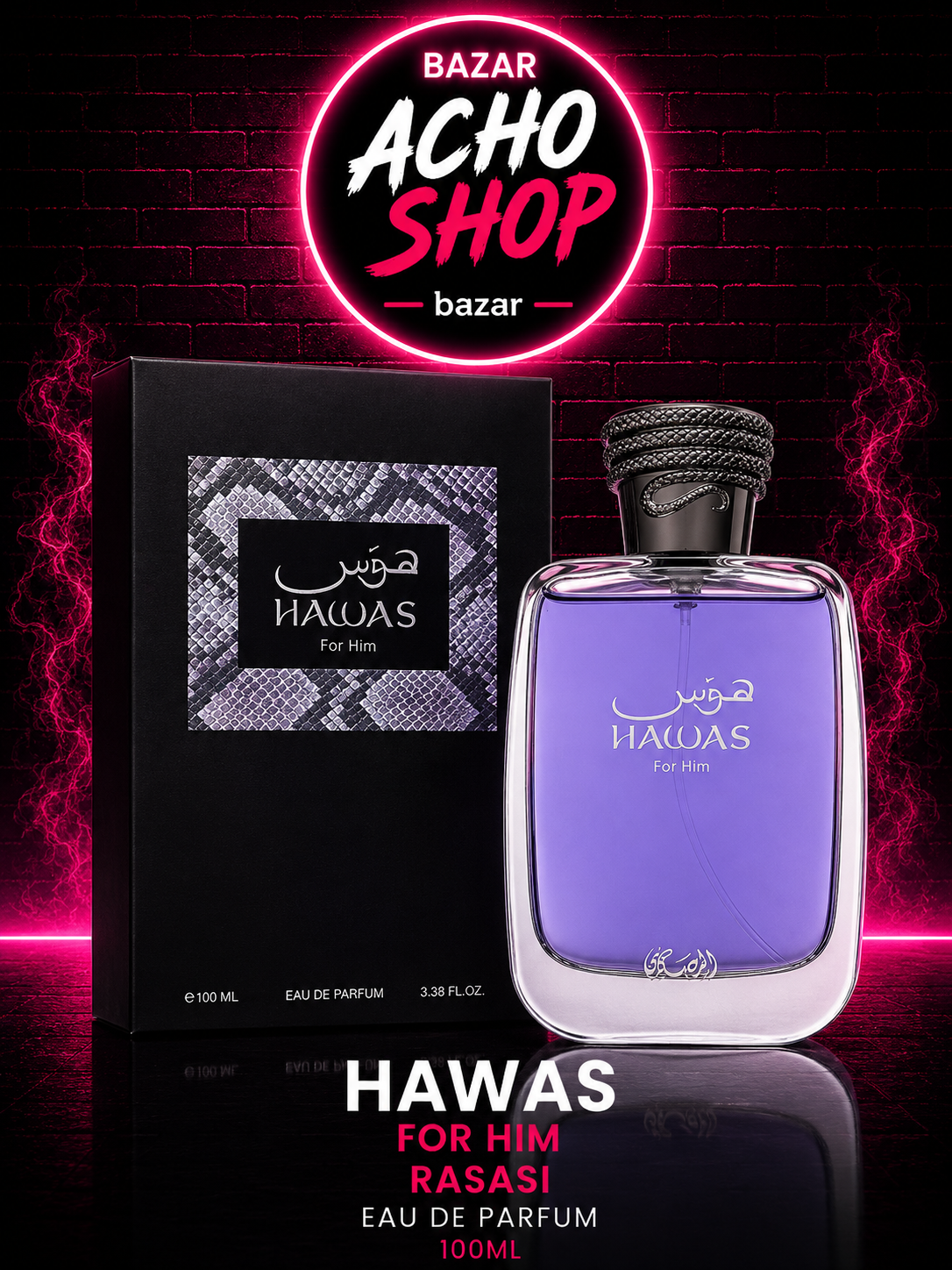 Hawas For Him Eau de Parfum 100 ml – Rasasi