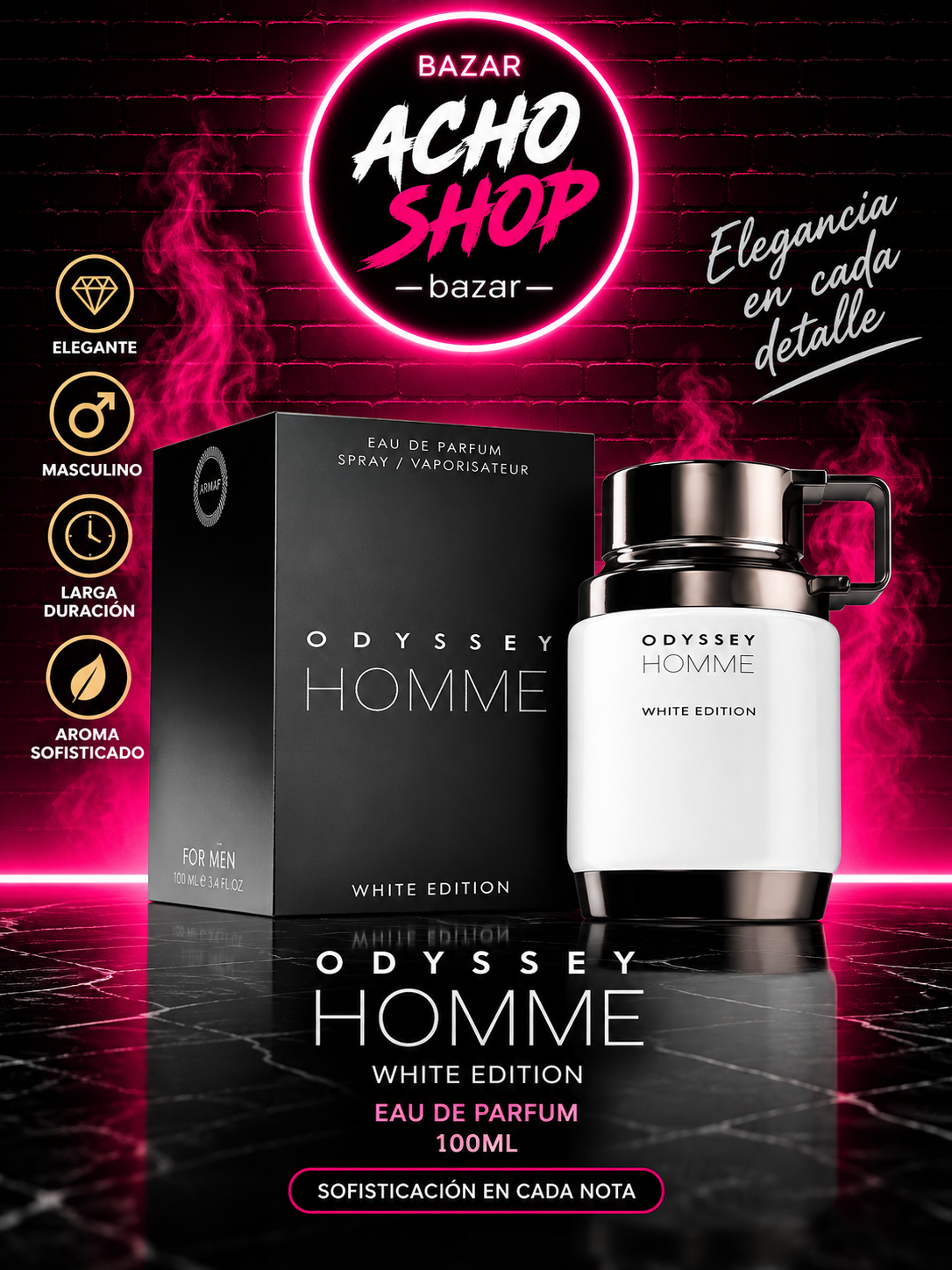 Odyssey Homme White Edition Eau de Parfum 100 ml – Armaf