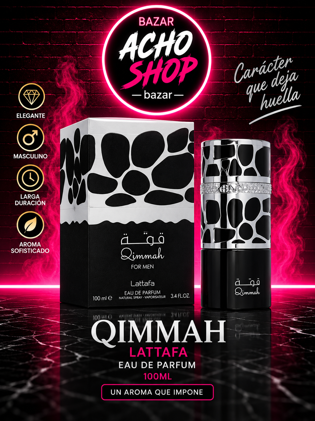 Qimmah For Men Eau de Parfum 100 ml – Lattafa