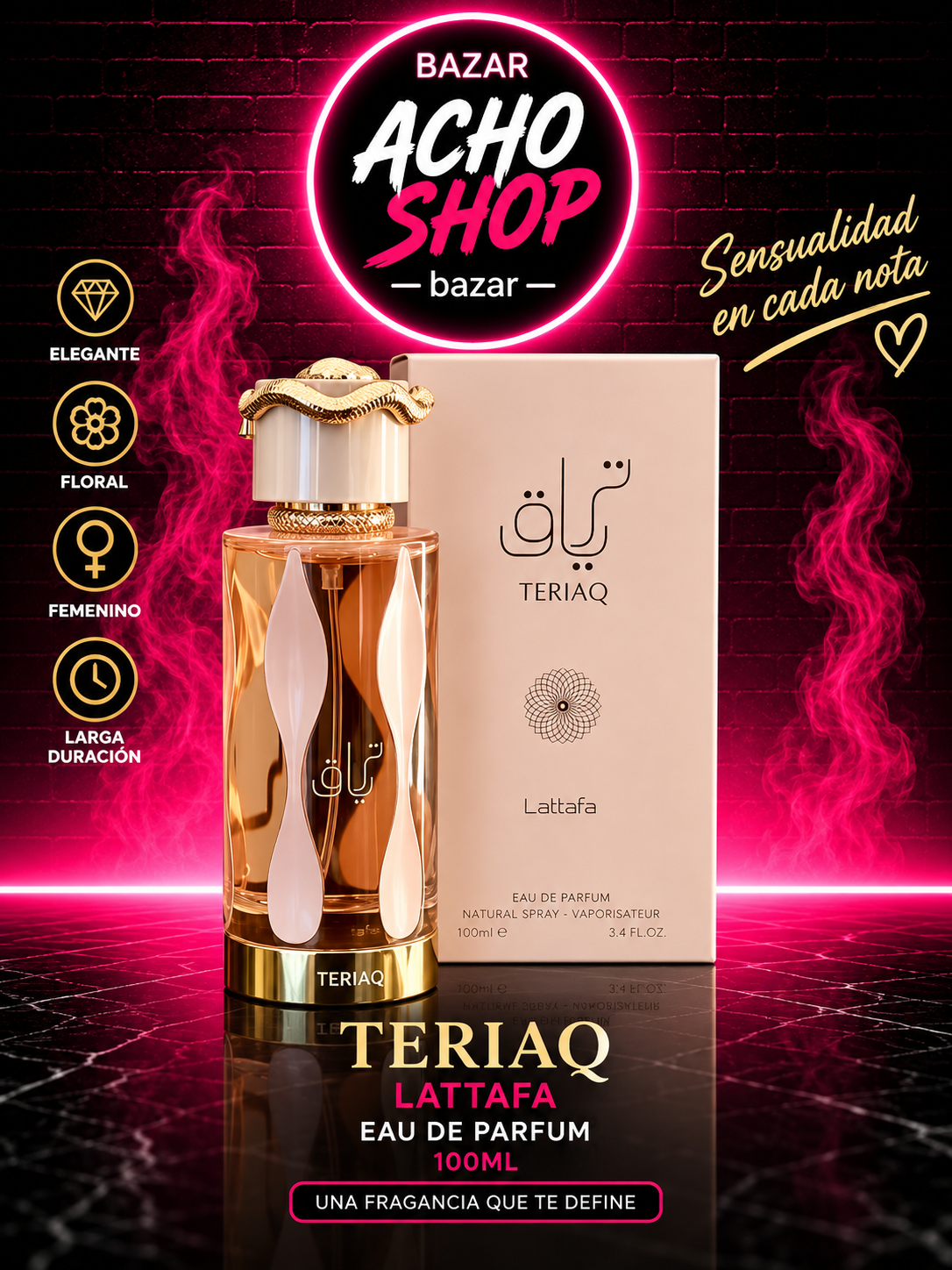 Teriaq Eau de Parfum 100 ml – Lattafa