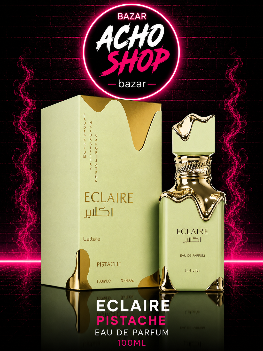 Eclaire Pistache Eau de Parfum 100 ml – Lattafa